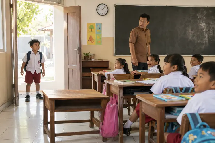 Sepatu Hari Pertama Sekolah